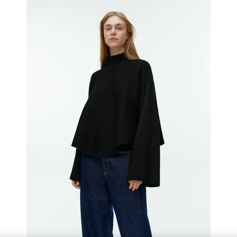 ARKET Cropped Wool Cotton Jumper